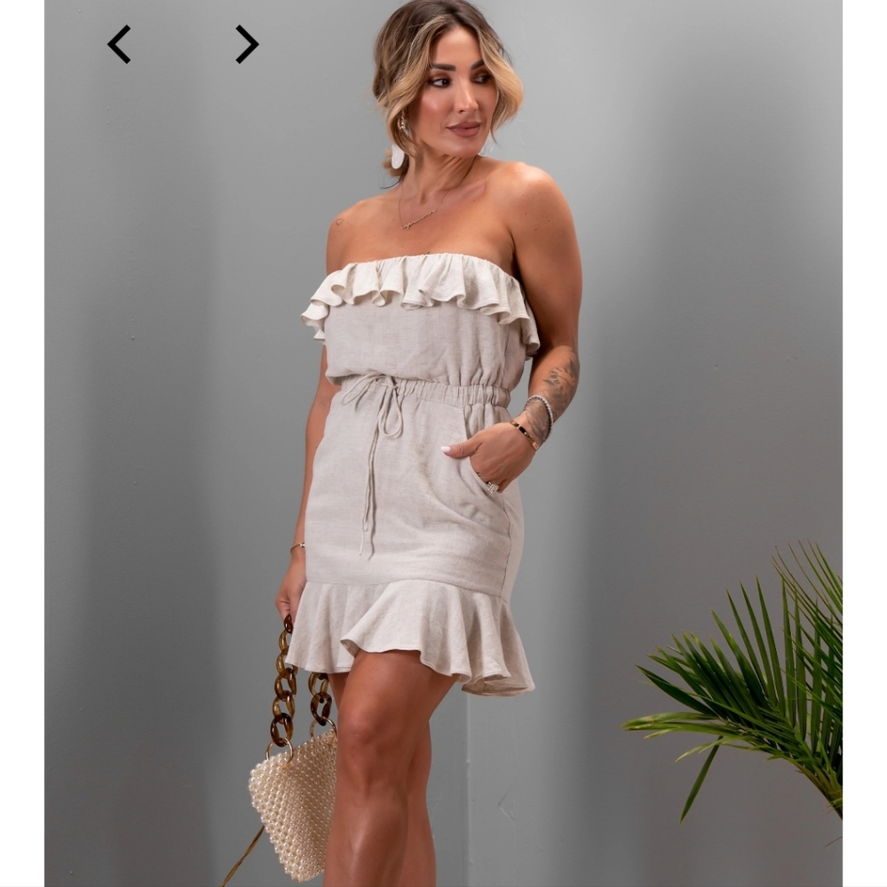 ARI DRESS [OATMEAL] size L
